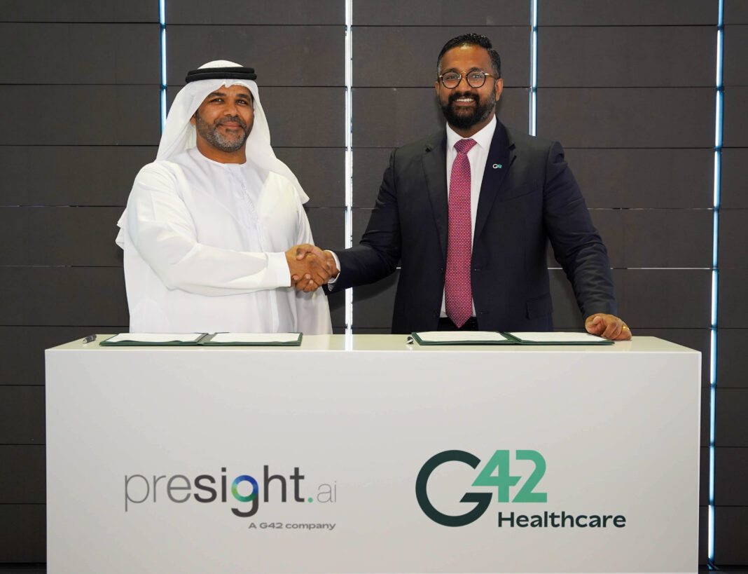 Presight AI and G42 Healthcare sign an MOU to develop a foundational big data model set to revolutionize healthcare