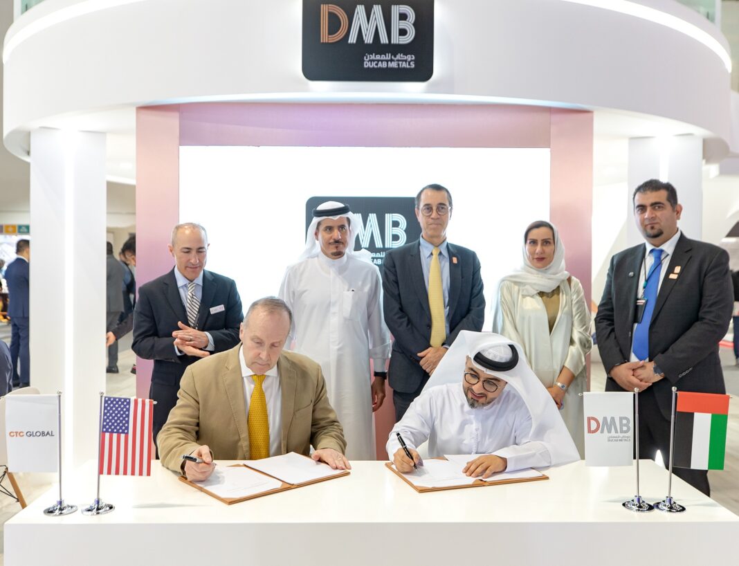 : Ducab Metals Business - signs agreement with CTC Global