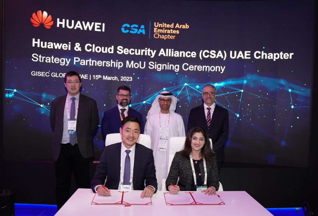 Huawei and Cloud Security Alliance UAE Chapter sign MoU